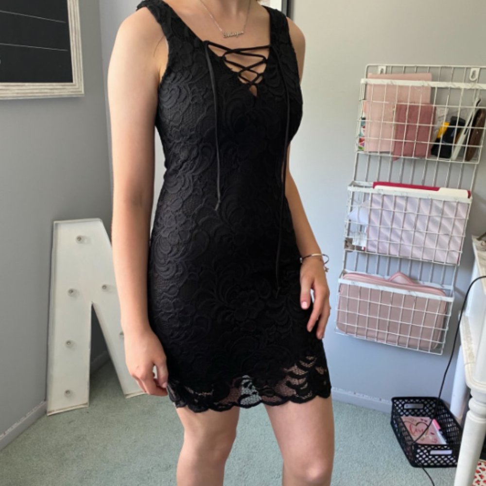 Black Lace Dress